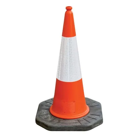Orange 1 Metre Dominator Traffic Cone & Reflective Sleeve JSP JBE079-240-600