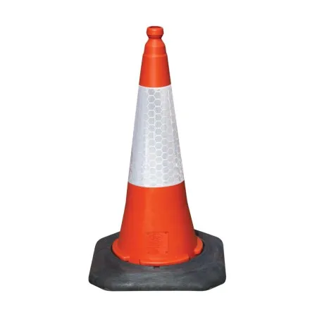 Orange Traffic Cone 75cm with Reflective Sleeve JSP Dominator JBF069-240-600