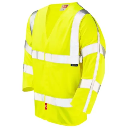 Leo LFS 3/4 Sleeve Hi Vis Yellow Class 3 - S10