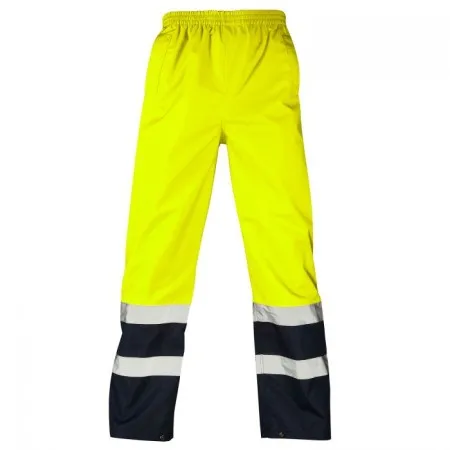 Yellow & Blue Waterproof Hi Vis Over Trousers