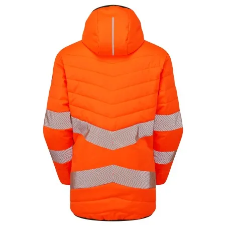PULSAR Life Ladies Hi Vis Reversible Puffer Jacket Orange LFE963