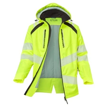PULSAR Life Men's Hi Vis Insulated Parka Yellow LFE918