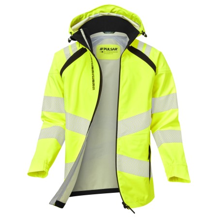 PULSAR Life Ladies Hi Vis Shell Jacket Yellow LFE959