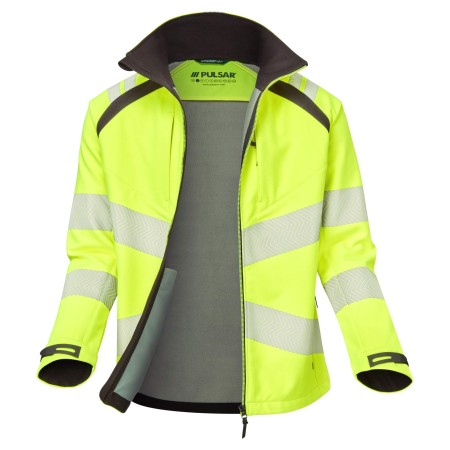 PULSAR Life Ladies Hi Vis Softshell Yellow LFE965