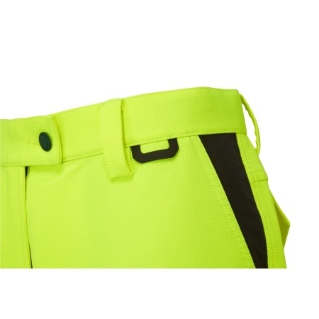 PULSAR Life Men's Hi Vis Stretch Combat Trousers Yellow LFE921