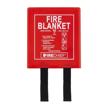 1.2 x 1.2m Firechief Fire Blanket Rigid Case