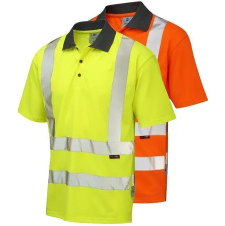 Hi Vis Polo Shirt Coolviz Leo P02