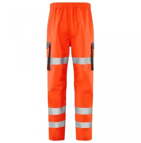 Waterproof Hi Vis Breathable Overtrousers Leo L07