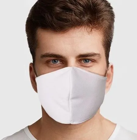 White Face Mask 3 layer