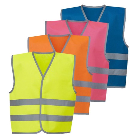 200 Kids Printed Hi Vis vests