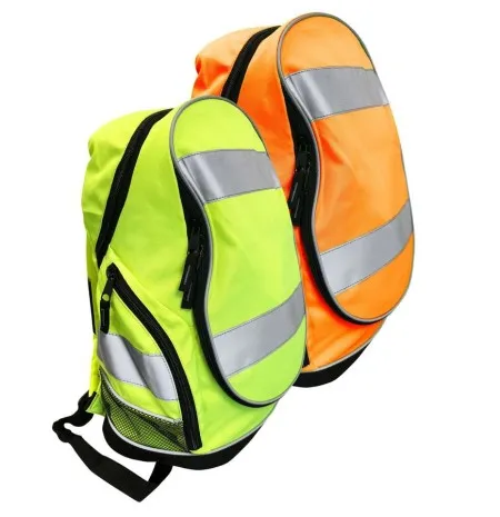 Hi Vis Bag With Black Trim And Reflective Tape SSHVB
