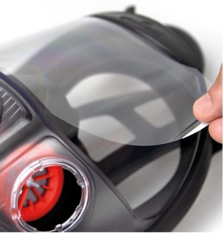 JSP Peel Off Visor Protector for force 10 mask