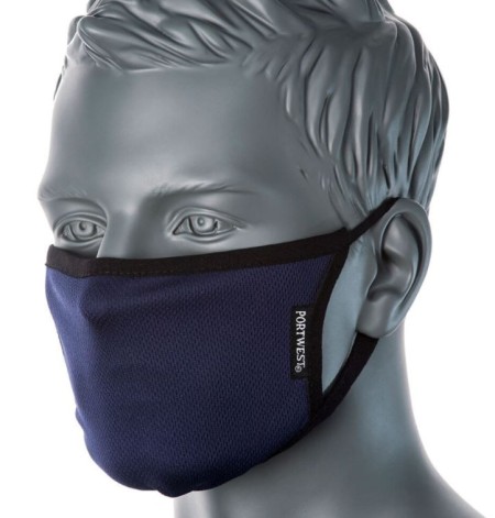 Navy CV33 Portwest Face Mask