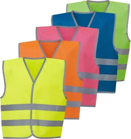 Kids Hi Vis Waistcoat Jacket YK102