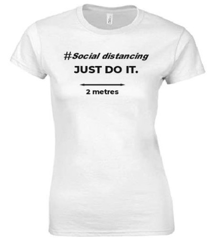 Hastag Social Distancing Tee Shirt