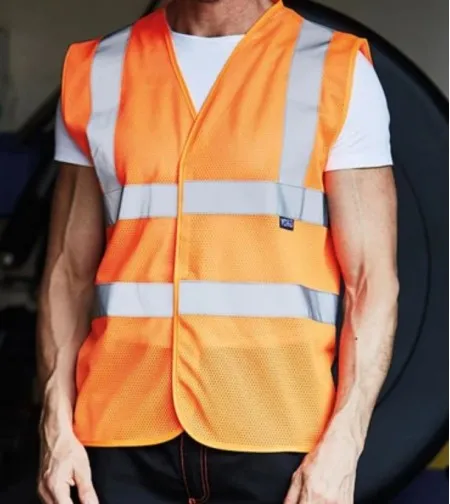 Mesh Hi Vis Safety Vest, Yoko HVW120