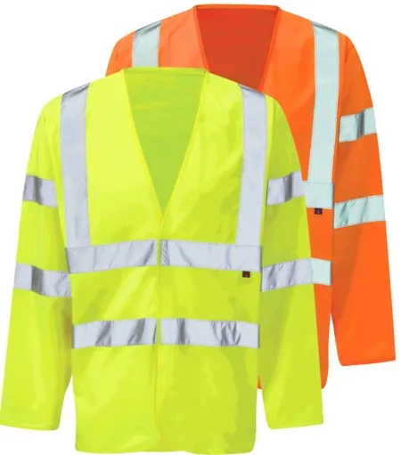 Flame Retardant Long Sleeve Hi Vis Vest FRHVJ03