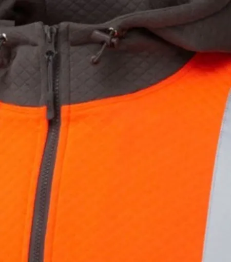 Hi Vis Sweatshirt with Quarter Zip LEO SS01