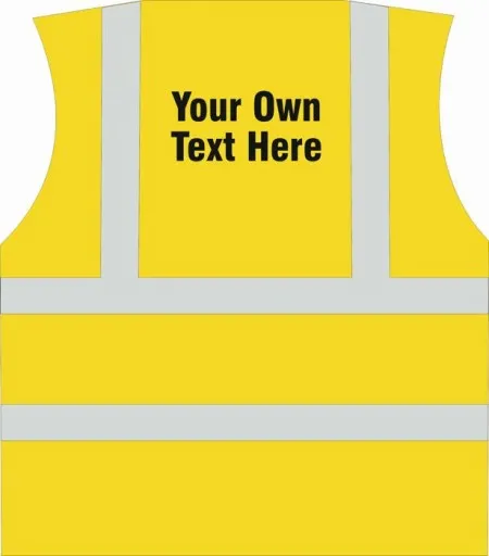 Hi Vis Vest with your own printing