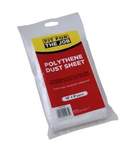 Polythene disposable dust sheets