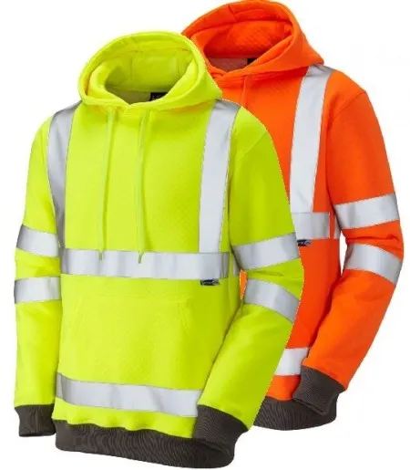 Hi Vis Hooded Sweatshirt LEO SS04 Goodleigh