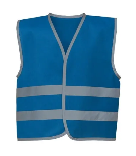 Kids Hivis Vests Royal Blue