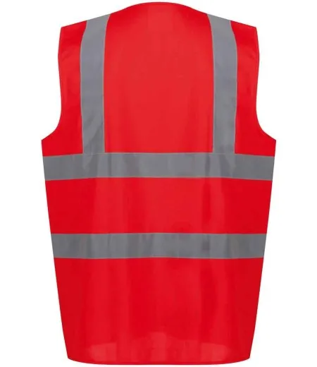 Red HI Vis vest Regatta TRS198