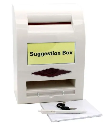 Suggestion - Ballot box lockable