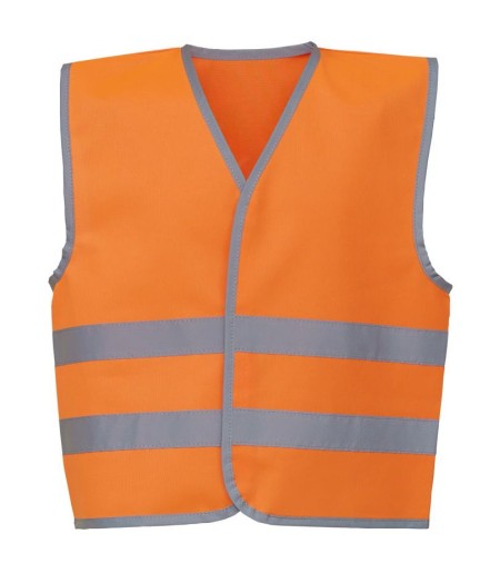 Kids Hivis Vests Orange