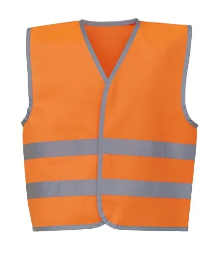 Kids Hivis Vests Orange