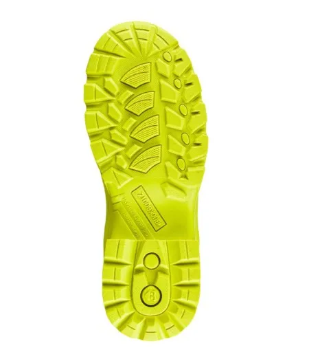 Buckbootz Black and Yellow Hi Vis Wellington BBZ8000
