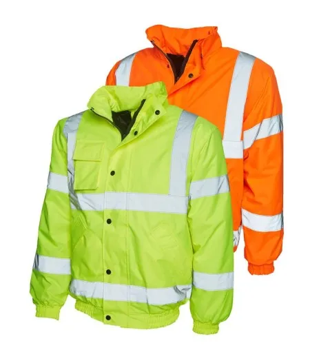 UC804 Uneek Hi Vis Bomber Jacket