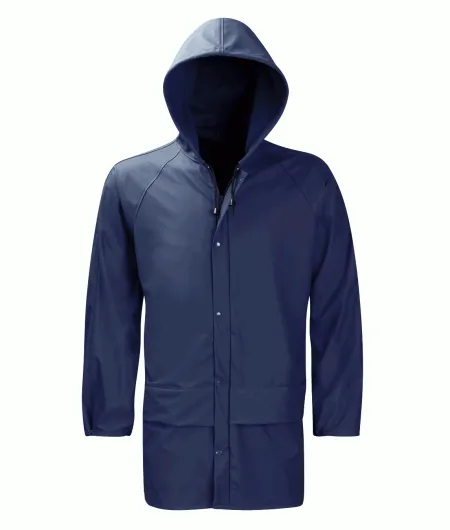 Unpadded Hi Vis Navy Coat
