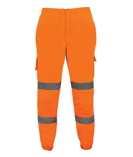 Orange Hi Vis Jogging Bottoms