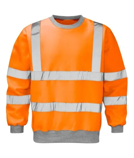 Hi Vis Orange Railway Sweatshirt