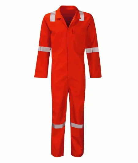 Red Flame Retardant Hi Vis Coverall
