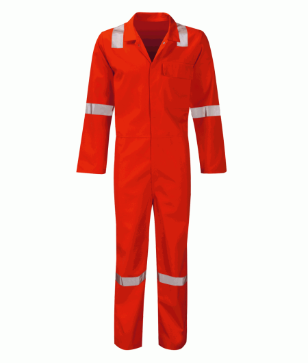Red Flame Retardant Hi Vis Coverall