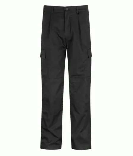 Combat Trousers With Knee Pad Pockets Orbit PC245CT Black