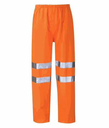 Orange Hivis Breathable Overtrousers HVTRB01