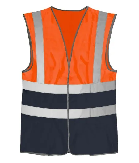 Orange and Navy Hi Vis Vest