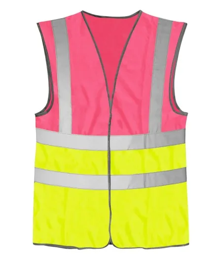 Pink and Yellow Hi Vis Vest
