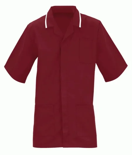 BURGUNDY/WHITE