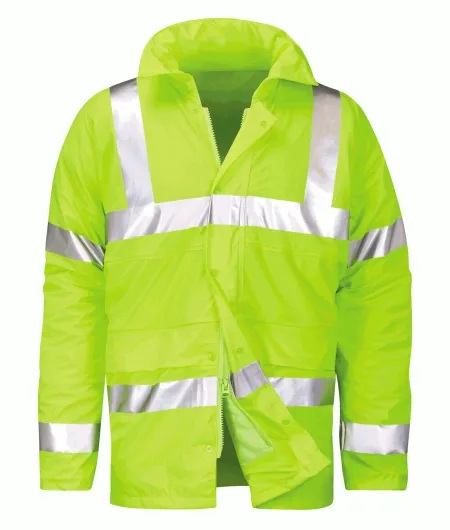 Waterproof Padded Hi Vis Hydra Flex Coat