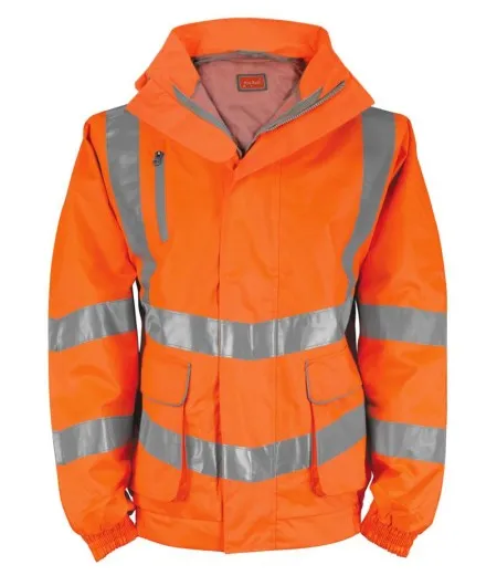 Orange Premium Hi Vis Breathable Bomber