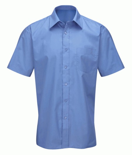 Men's Deluxe Short Sleeve Shirt CSH1 Orbit Mid Blue