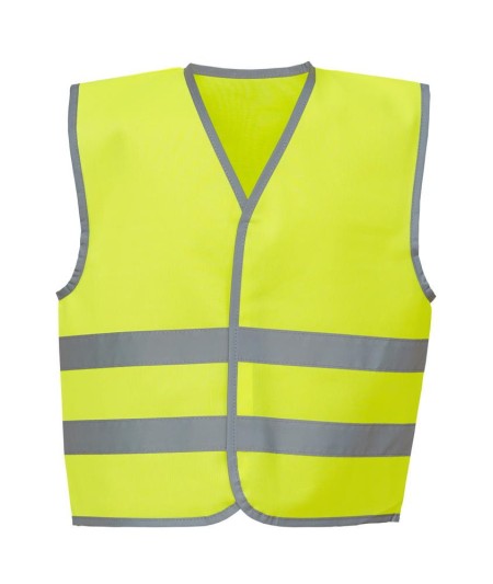 Kids Hivis Vests Yellow