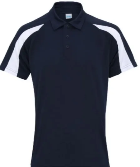 Just Cool JC043 French Navy & white