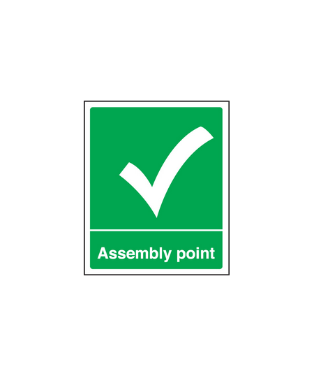 Assembly point sign