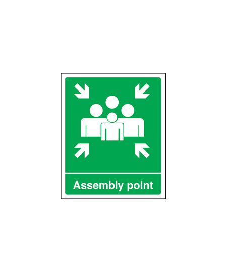 Assembly point EEC sign