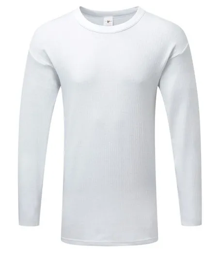 Long Sleeve Thermal Vest White